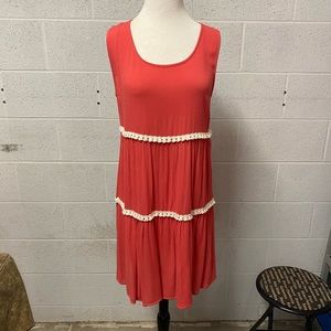 Salmon Lace Dress